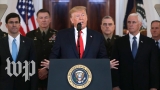 President Trump addressed the nation after Iran strikes at U.S. troops in Iraq
