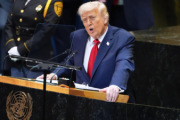 At the UN, Trump condemns moves to recognize Palestinian state