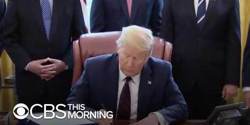 Trump signs $2 trillion coronavirus emergency relief bill